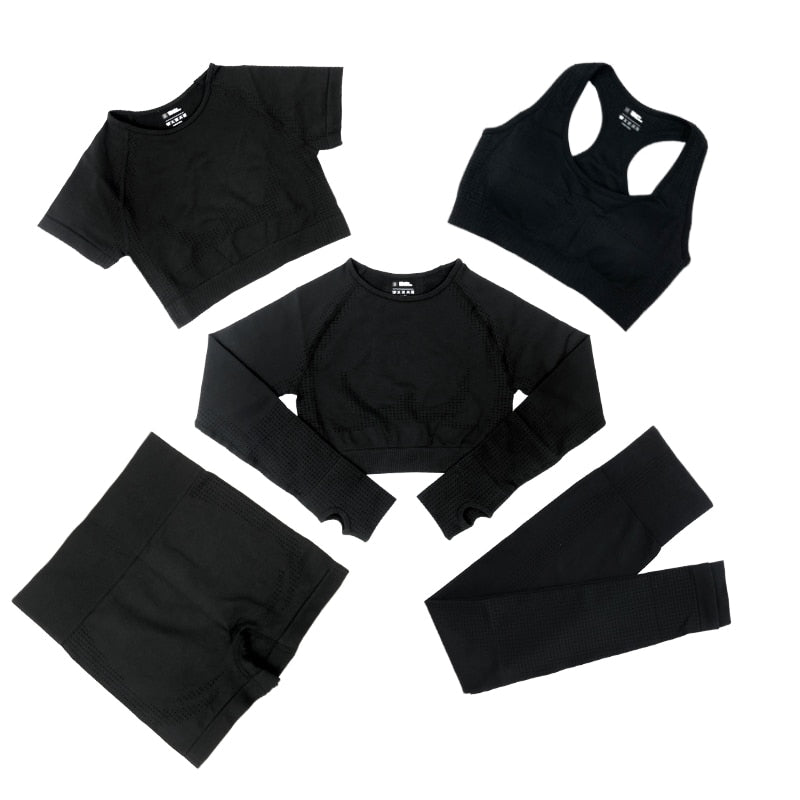 Levoire | Ensemble De Sport Cinq Pièces Noir