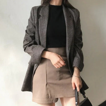 Levoire | Blazer Avec Veste À Carreaux