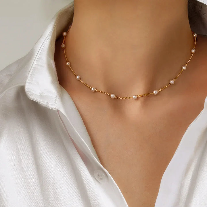 Levoire | Choker Perles Cœur x524jin