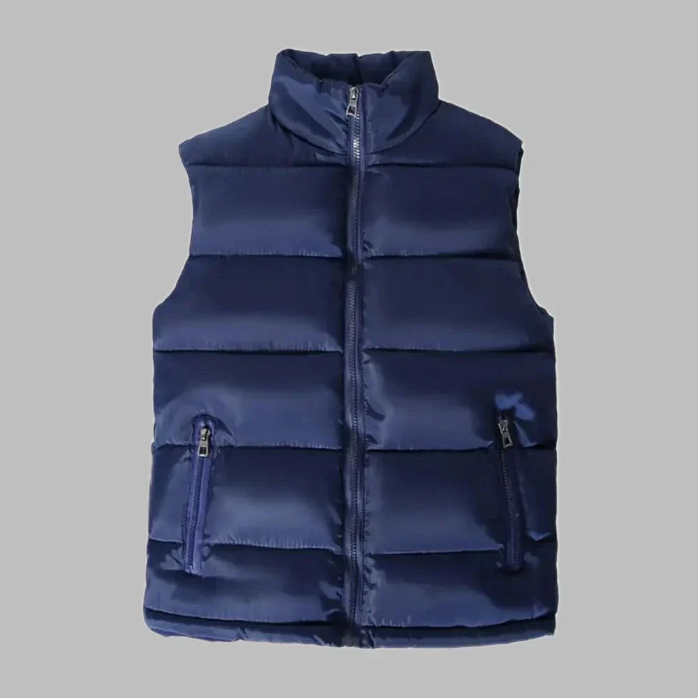 Levoire | Veste D'Entre-Deux Matelassée Élégante Pour Hommes Bleu