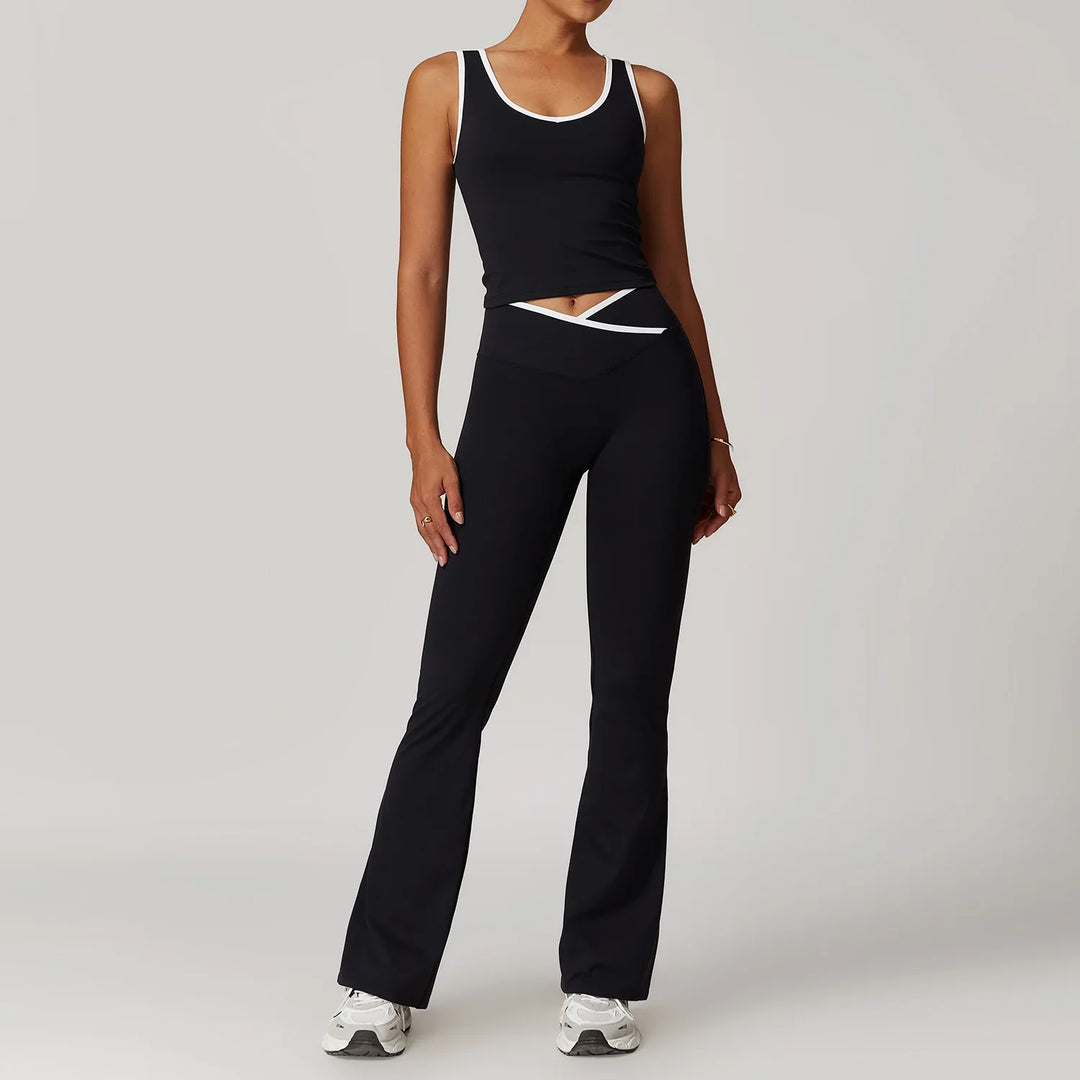 Levoire | Ensemble Sportif Ajusté Noir