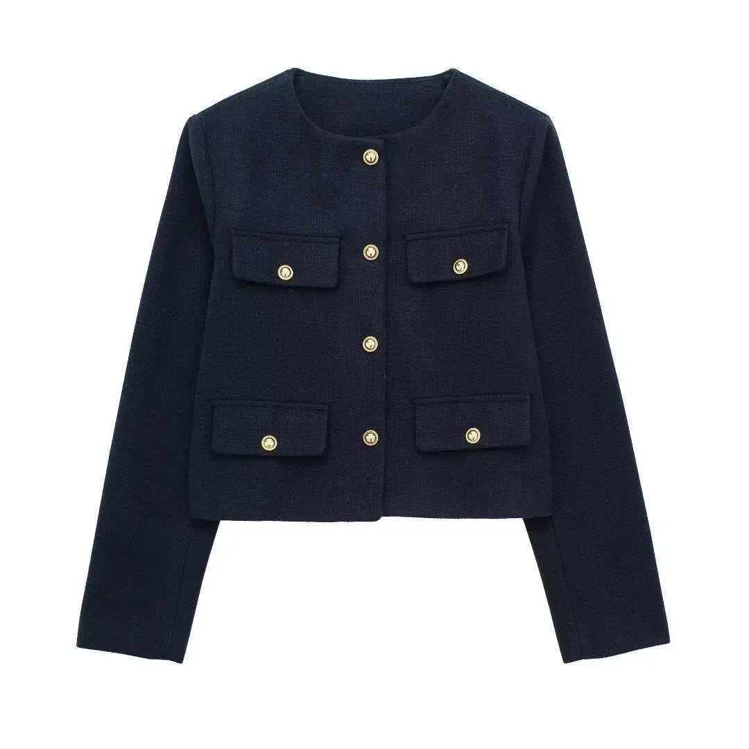 Levoire | Gilet En Maille Avec Look Streetwear Tendance Marine
