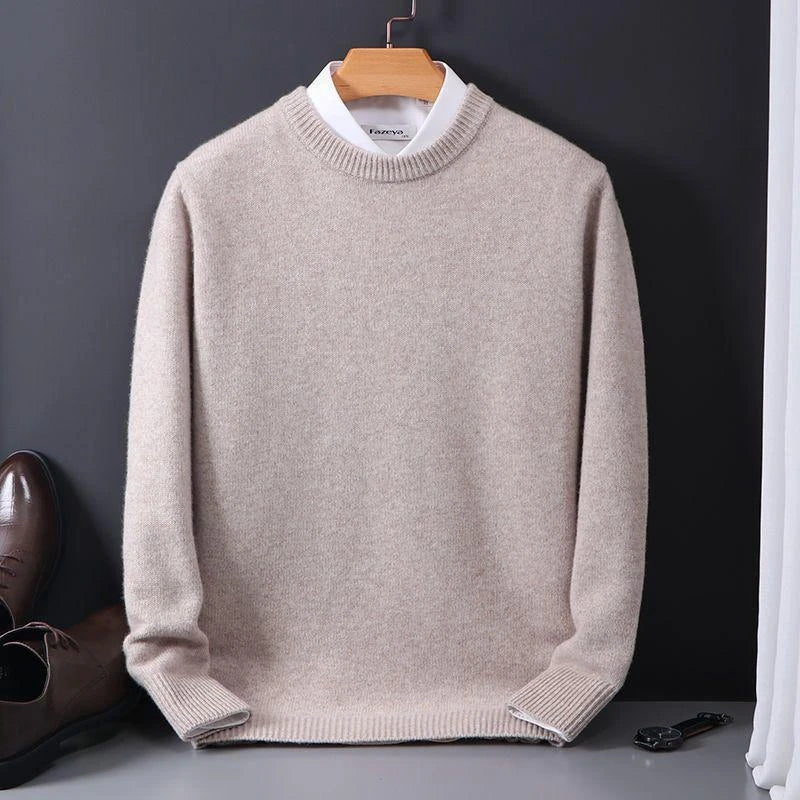 Levoire | Pull Élégant Avec Sensation Cachemire Beige