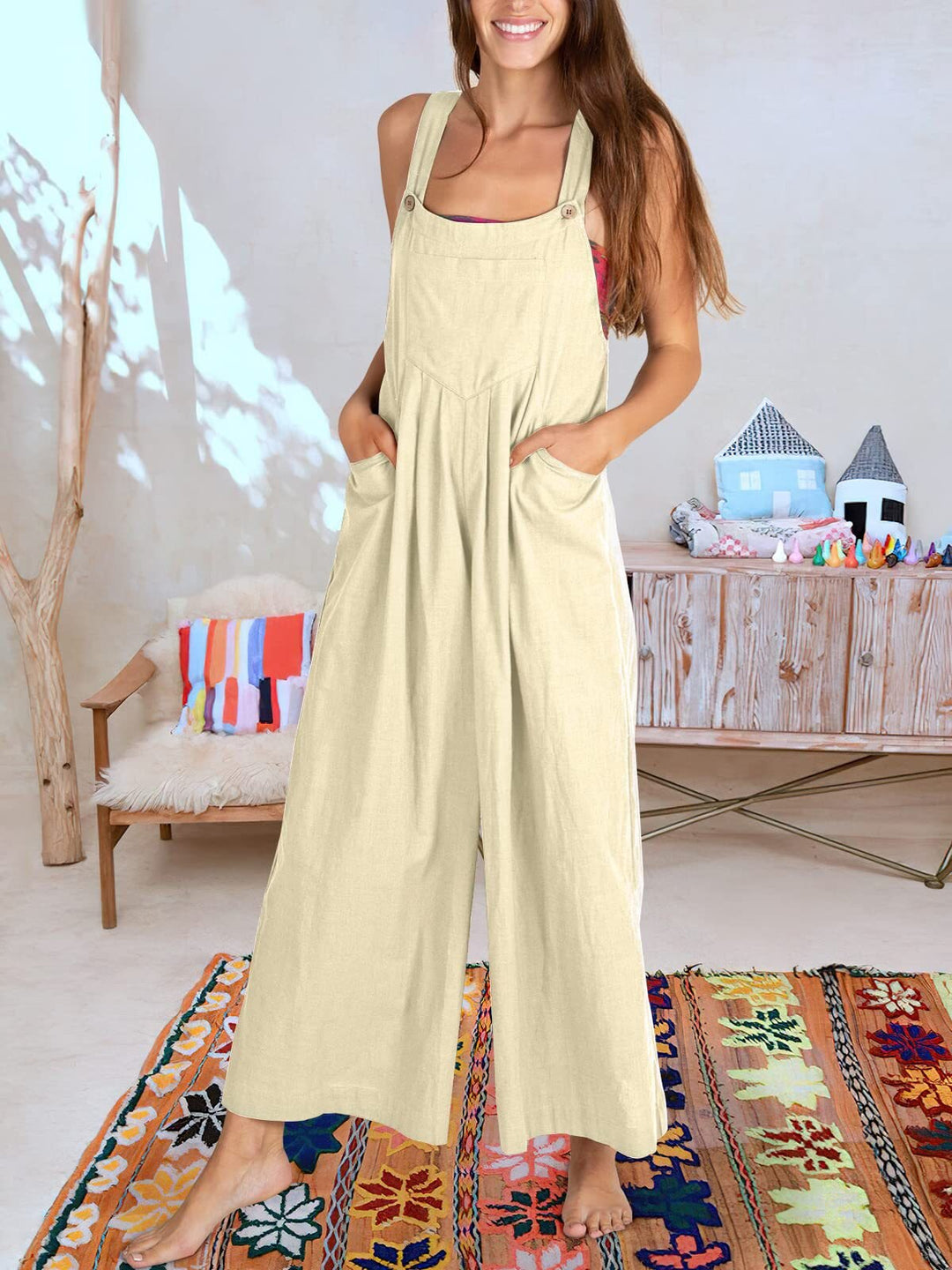 Levoire | Combinaison Sans Manches Pour Femmes Beige