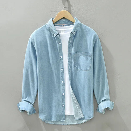 Levoire | Chemise En Denim Intemporel Hommes