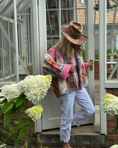 Levoire | Veste Matelassée En Patchwork Décontractée