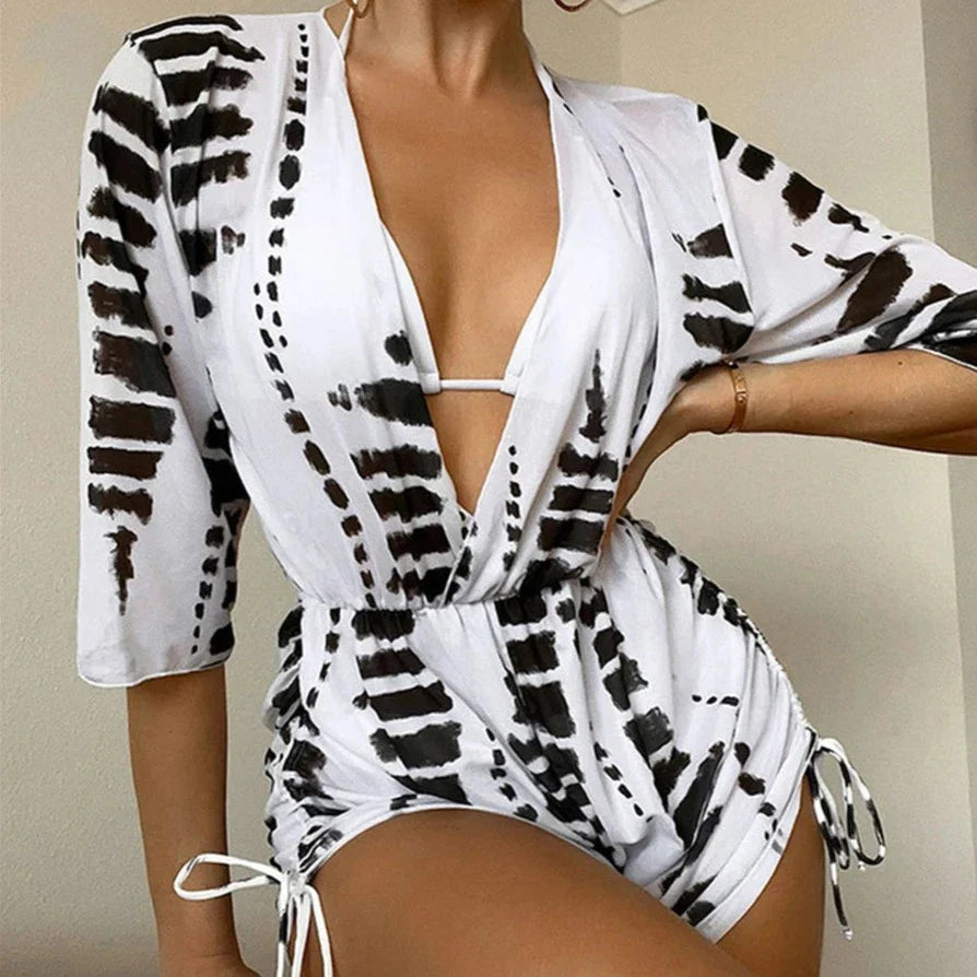 Levoire | Ensemble De Plage Combinaison Et Bikini Pour La Journée D'Été
