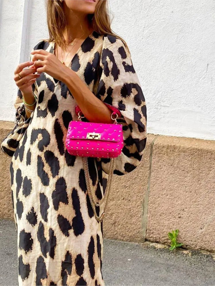 Levoire | Robe À Motif De Panthère 2XL