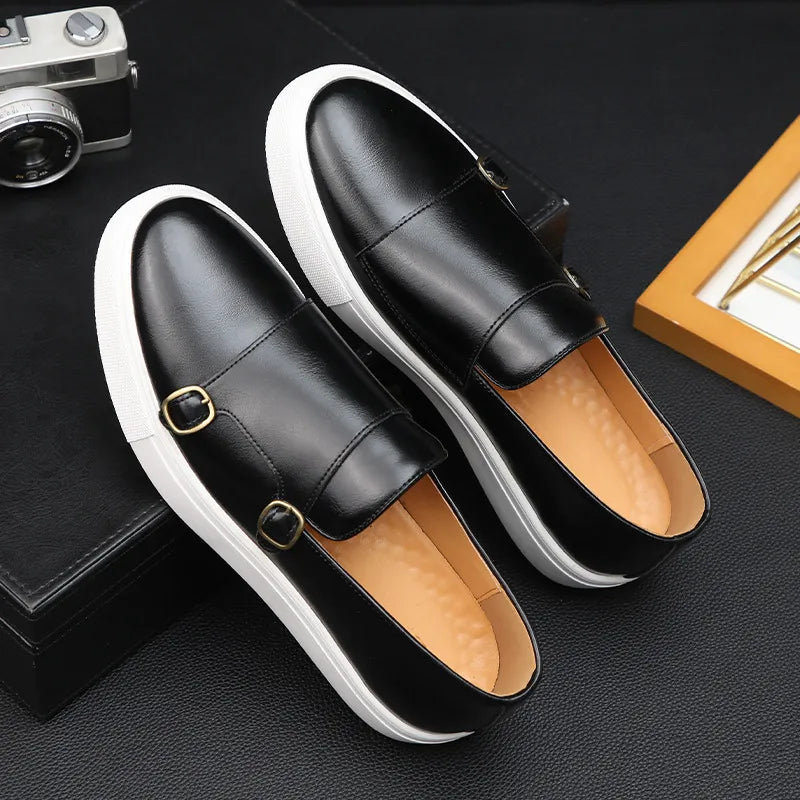 Levoire | Mocassins En Cuir Élégants Pour Hommes Charme Intemporel Noir