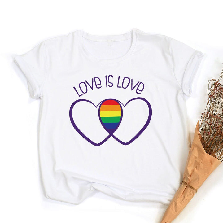 Levoire | Love Equality T-Shirt Graphique Arc-En-Ciel Lgbt Fierté Rétro Été Conception 17