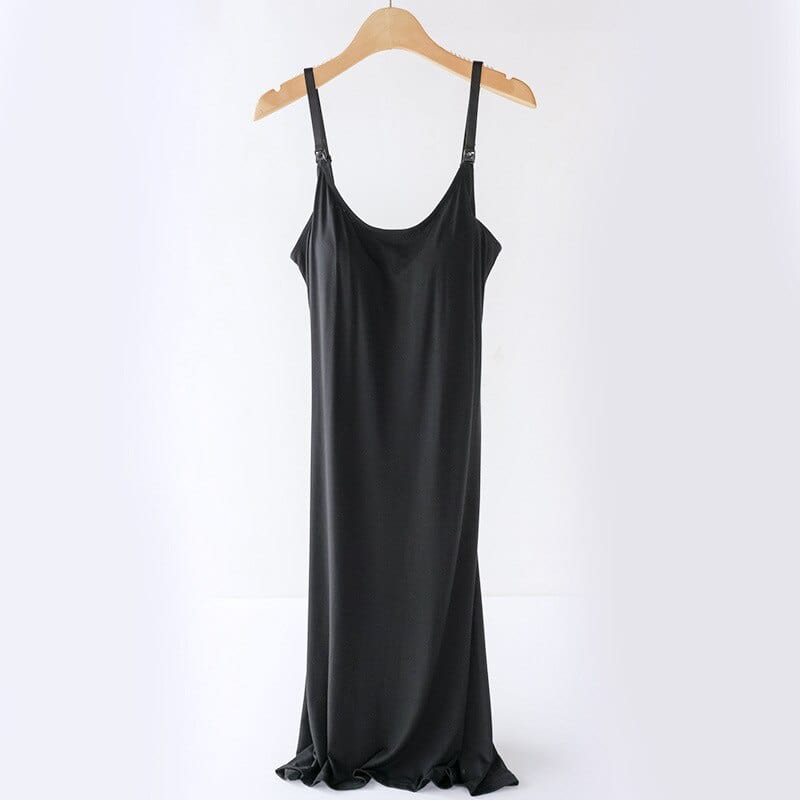 Levoire | Robe De Nuit De Grossesse Noir
