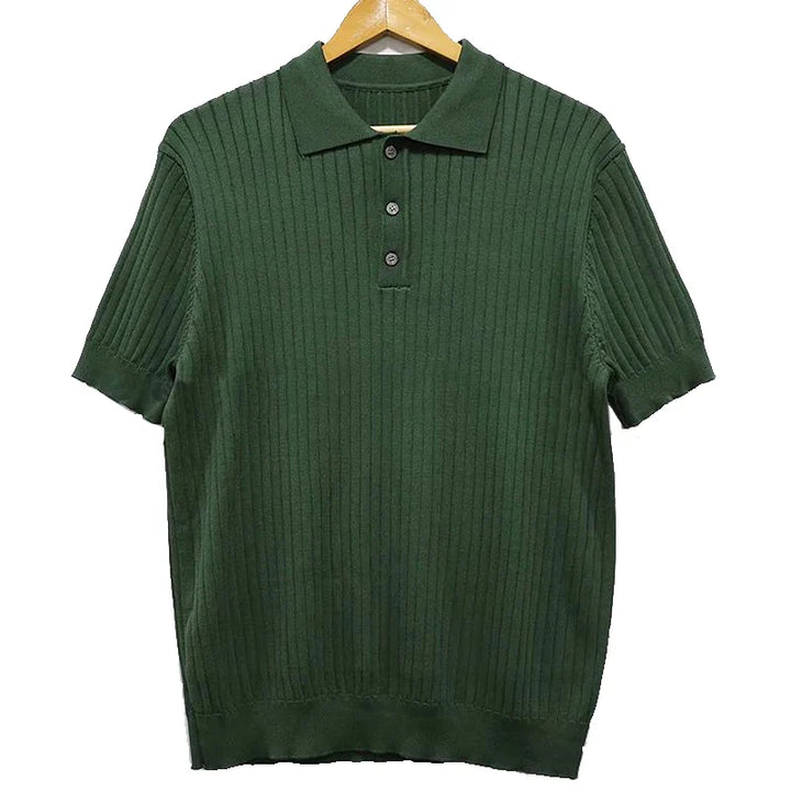 Levoire | Luxe Retro Tricot T-Shirt À Manches Courtes