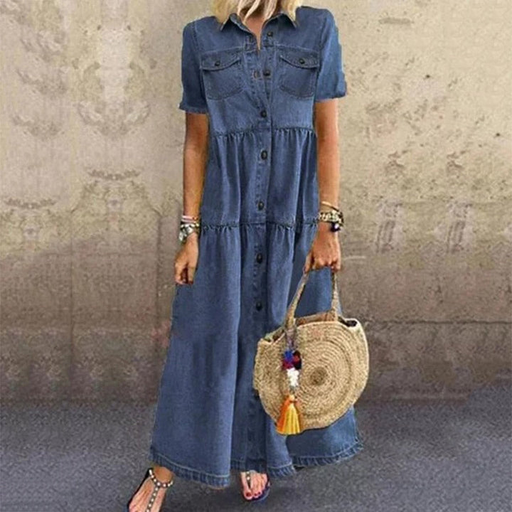 Levoire | Maxi Robe Femme Bleu foncé