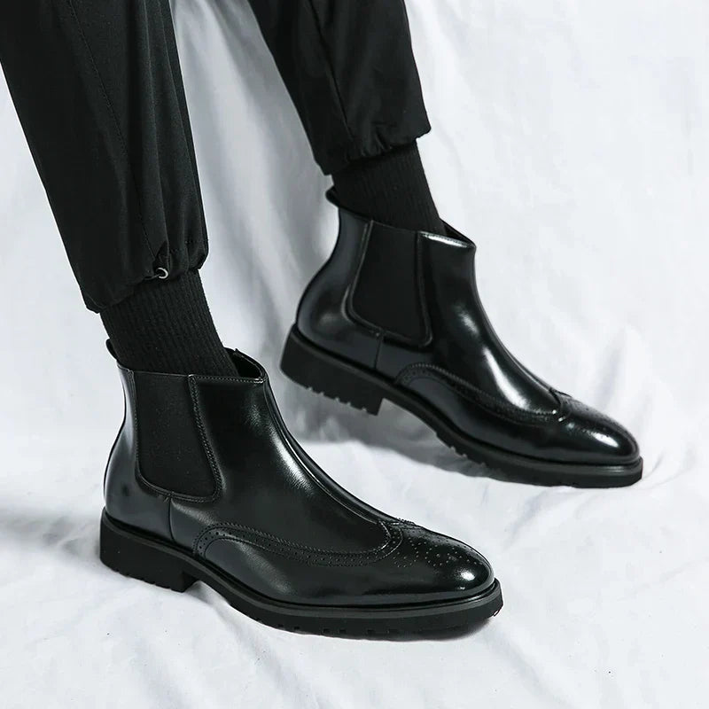 Levoire | Albertinelli Bottes Chelsea en Cuir