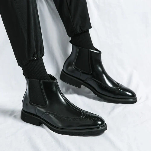 Levoire | Albertinelli Bottes Chelsea en Cuir