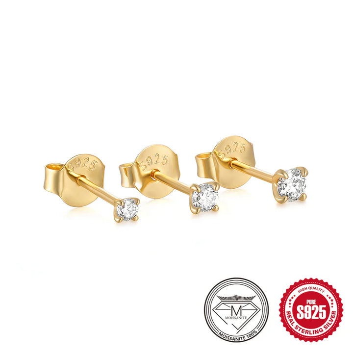 Levoire | Moissanite Oreilles 3 Stk