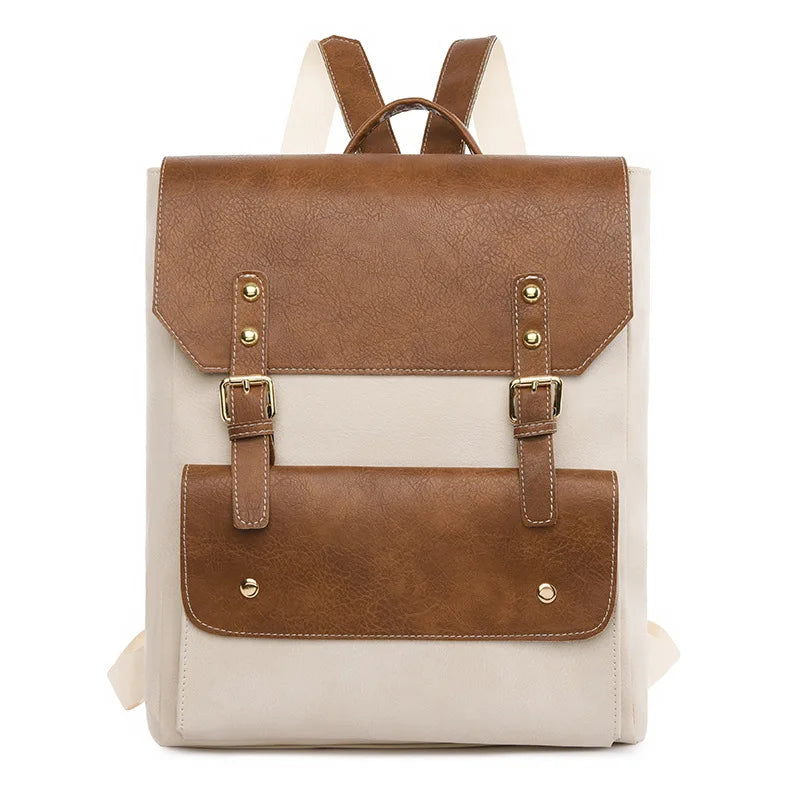 Levoire | Sac Intemporel Avec Boucle Et Rabat Pour Les Voyages Et L'Ordinateur Portable Beige