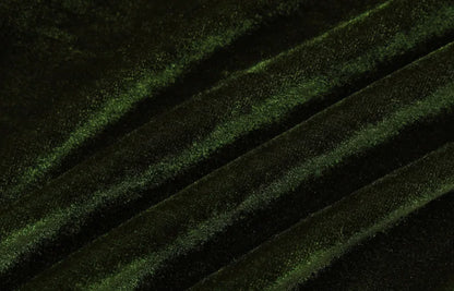 Levoire | Robe Maxi En Velours Vert Avec Cordon Au Dos