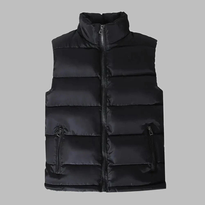 Levoire | Veste D'Entre-Deux Matelassée Élégante Pour Hommes Noir