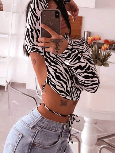 Levoire | Crop Top Avec Dos Ouvert Et Col