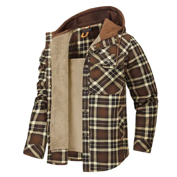 Levoire | Veste À Carreaux Chaude Braun