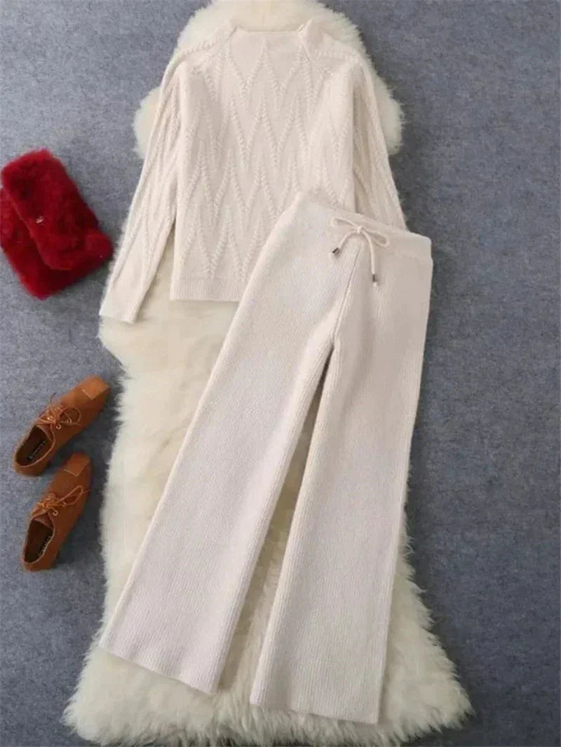 Levoire | Pull 2 Pièces Set Blanc