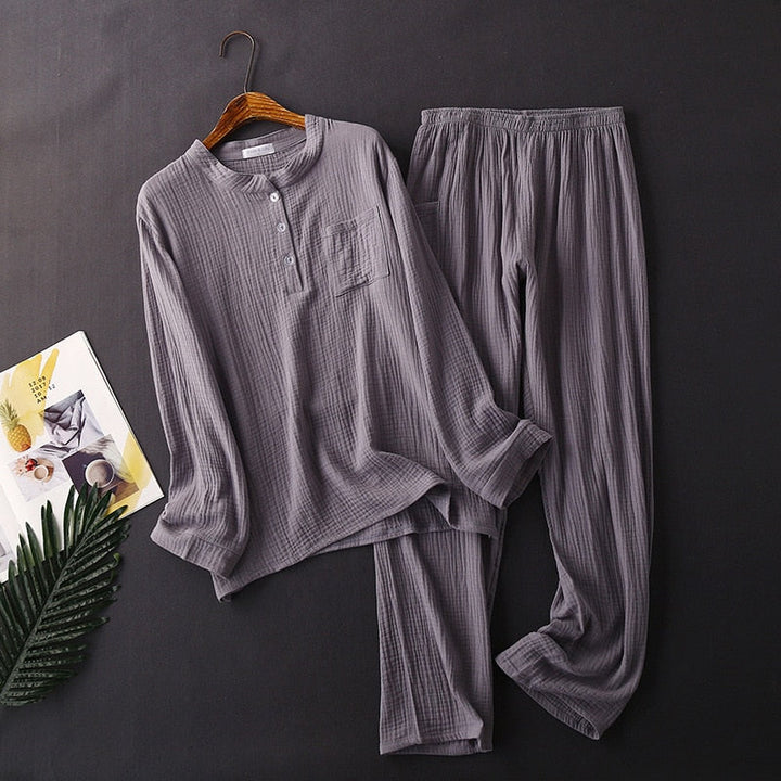 Levoire | Ensemble Pyjama Locker Coton Gris