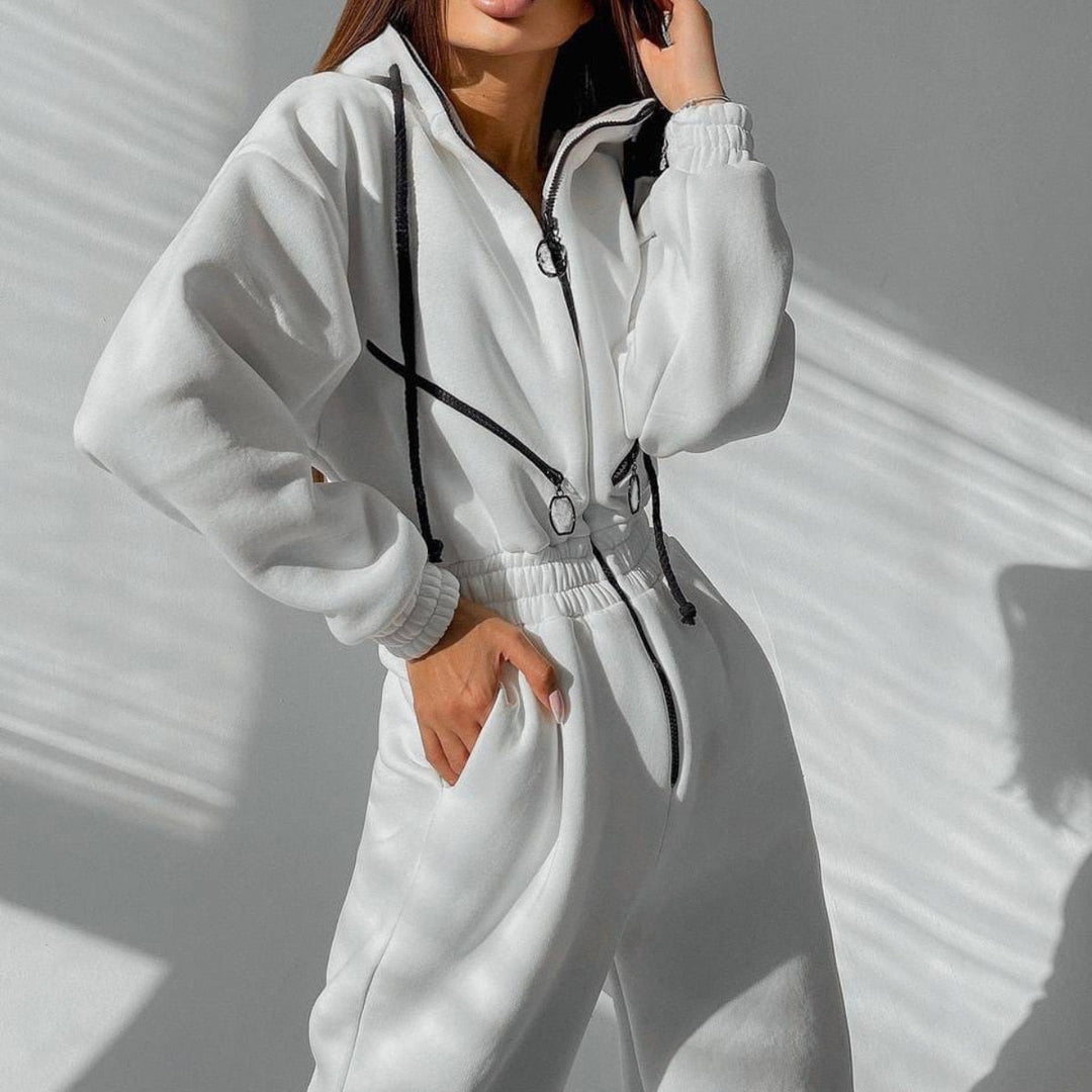 Levoire | Sweat À Capuche Homesuit - Un Body Élégant Blanc