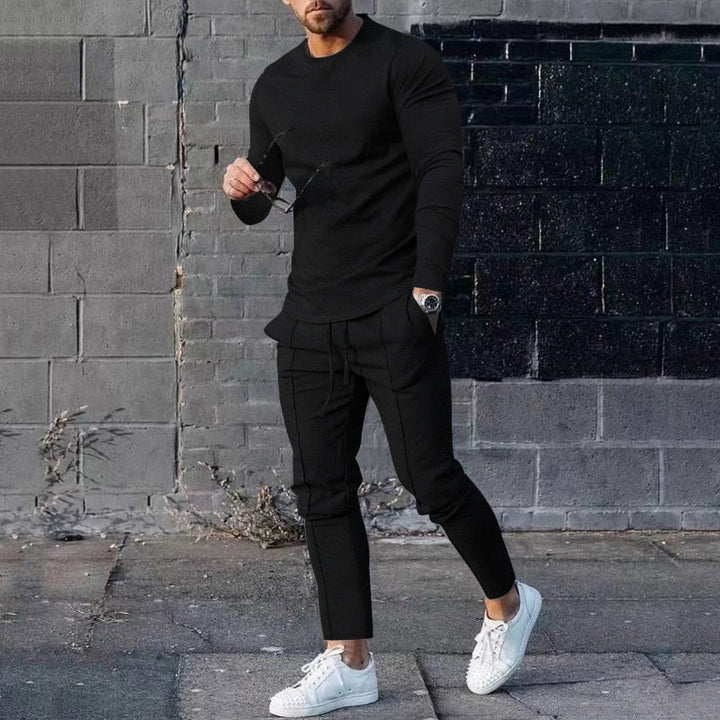 Levoire | Ensemble Confortable Et Décontracté Pour Homme Noir