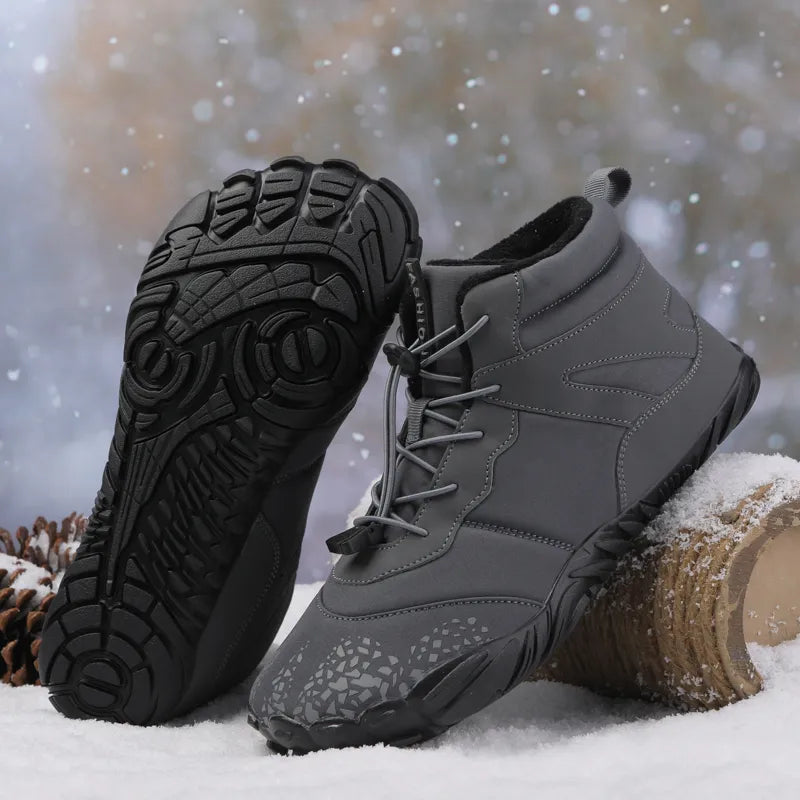 Levoire | Bottes d'hiver légères pour pieds nus Gris