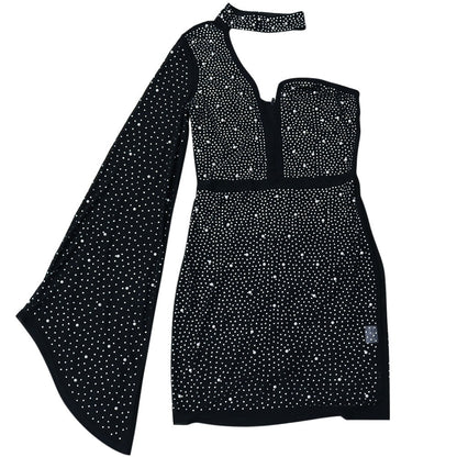 Levoire | Robe À Une Épaule Et Tissu En Filet Minimode