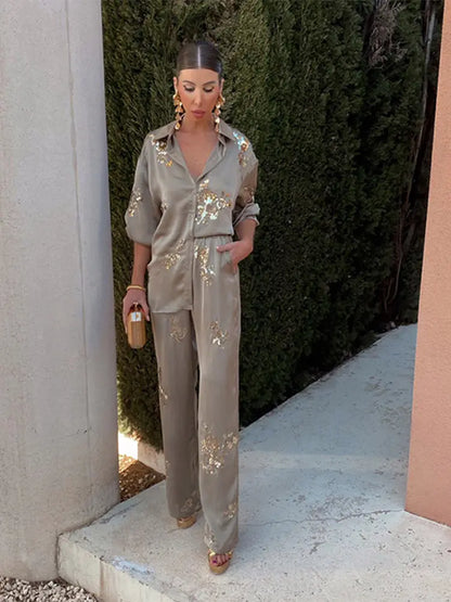 Levoire | Ensemble Élégant Pour Femmes - Gris Gris