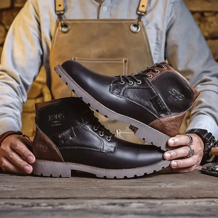 Levoire | Botte Britannique Élégante Pour Hommes Noir