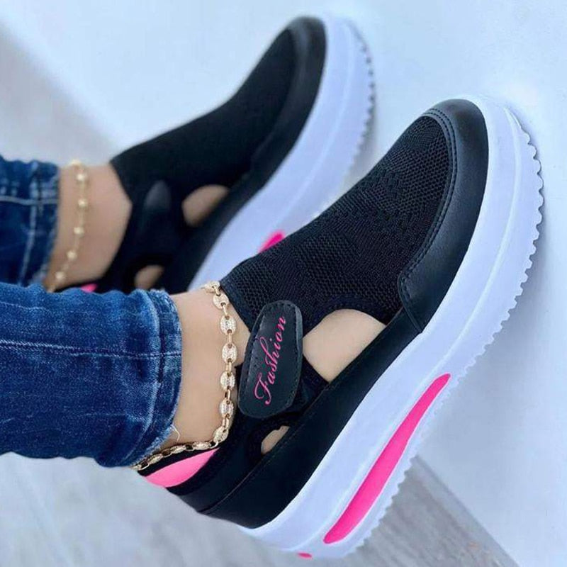 Levoire | Baskets Pour Femmes Avec Un Look Léger Et Sportif Noir