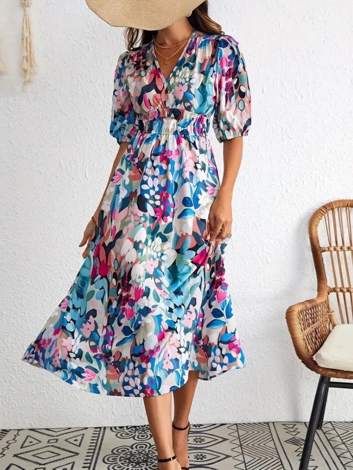 Levoire | Robe D'Été Élégante Et Confortable Multicolore