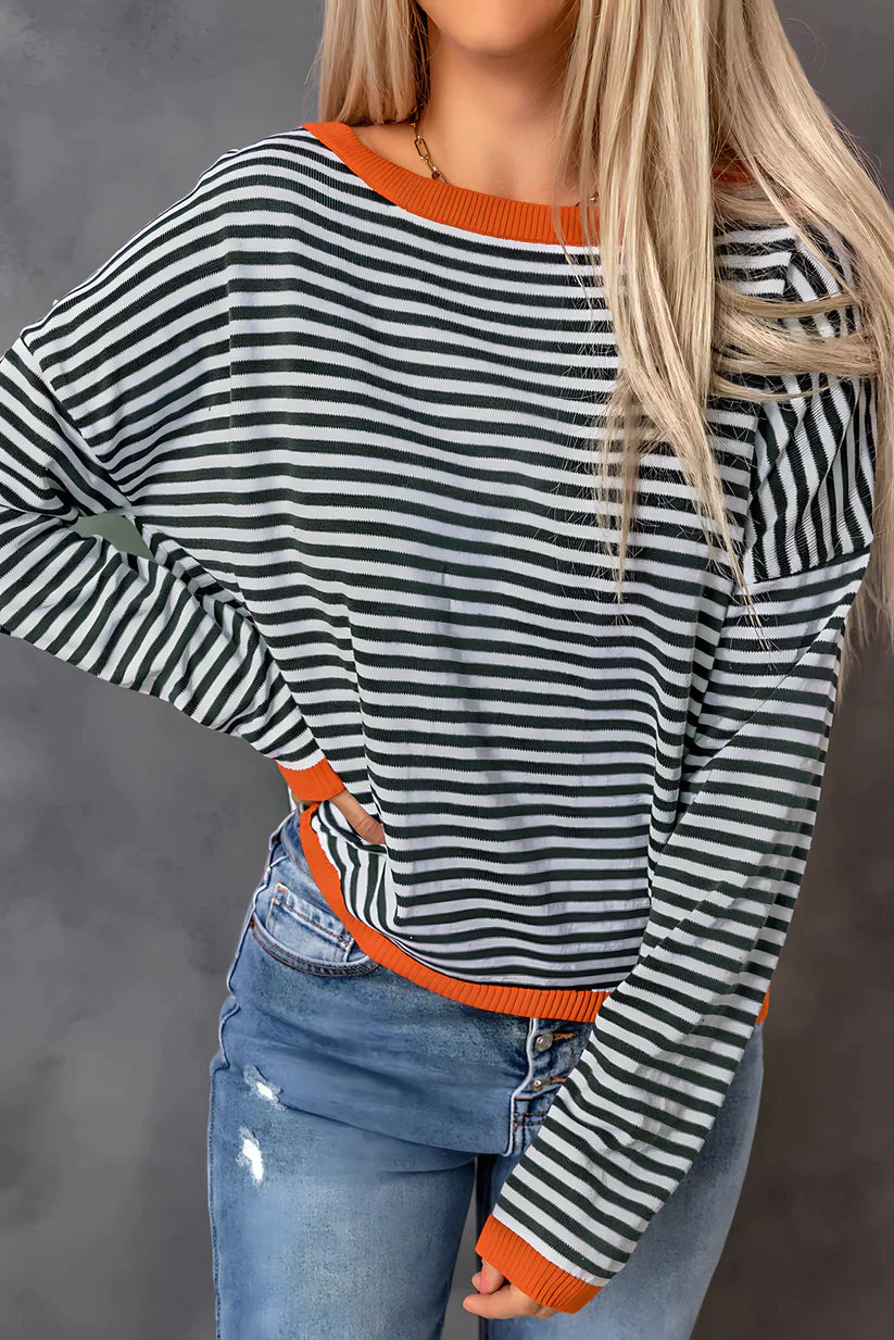 Levoire | Sweat-Shirt Rayé Tendance 2XL