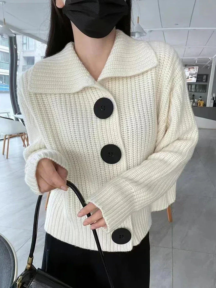 Levoire | Veste En Tricot Élégante Avec Fermeture À Boutons