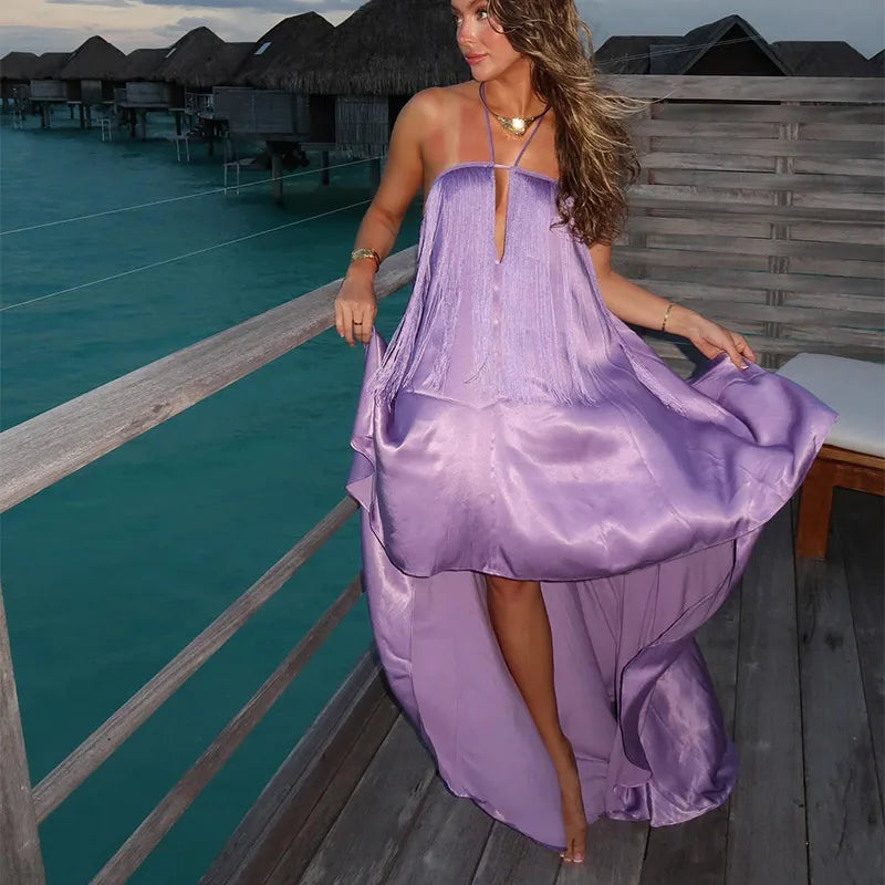 Levoire | Robe À Bretelles Sans Dos Loose