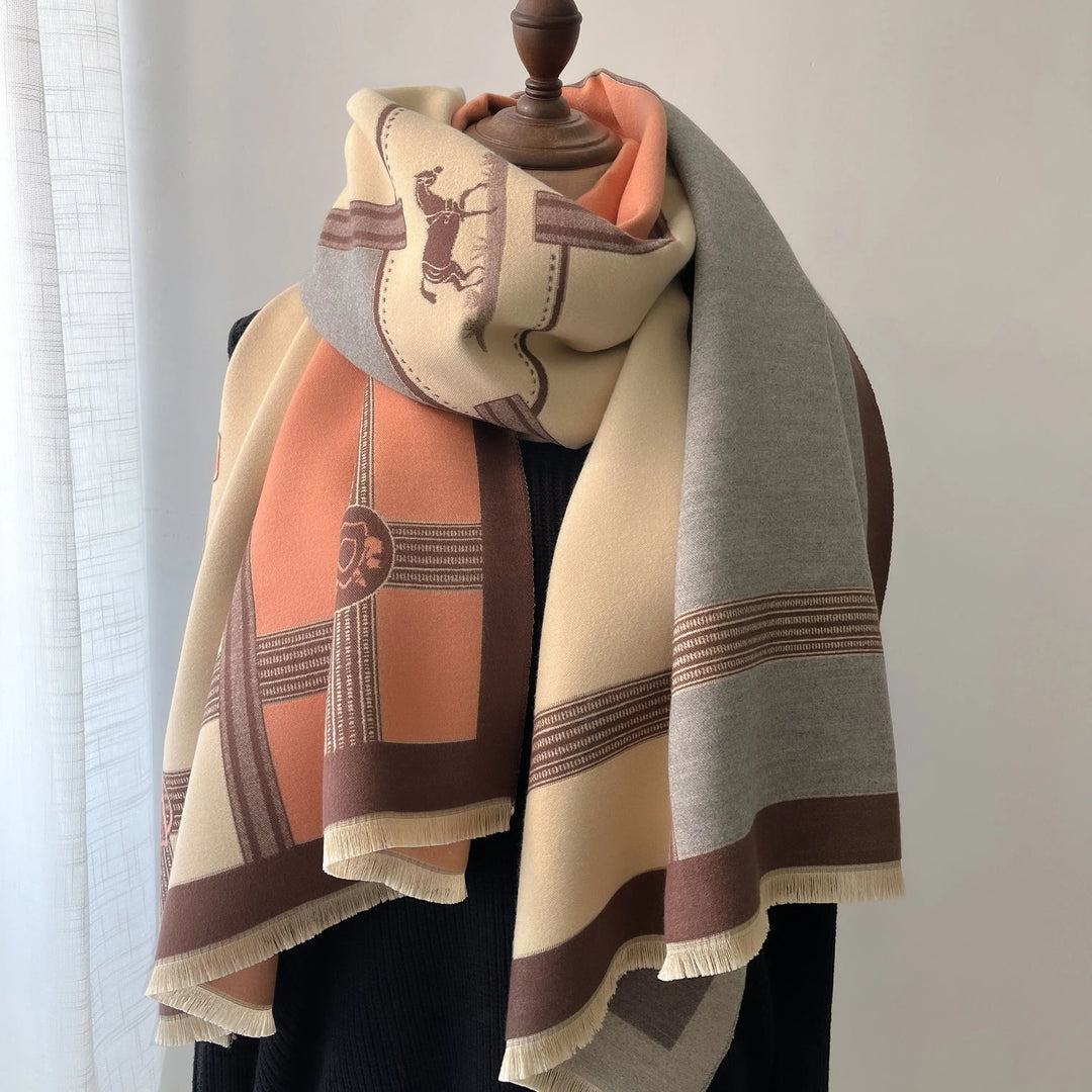 Levoire | Écharpe Cachemire Hiver 2025 Rose