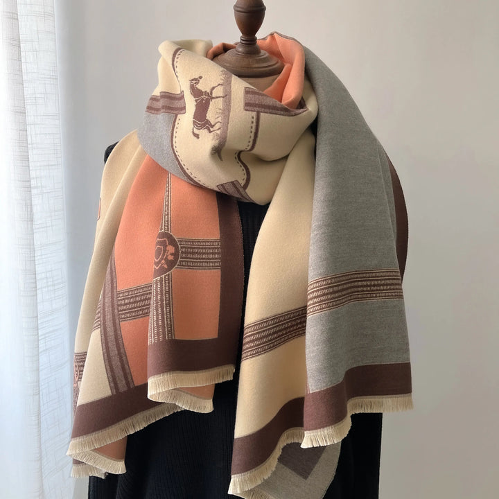 Levoire | Écharpe Cachemire Hiver 2025 Rose