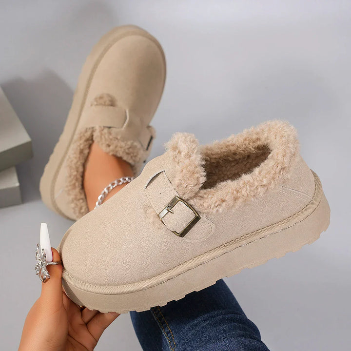 Levoire | Douces Et Chaudes Mocassins Brun clair