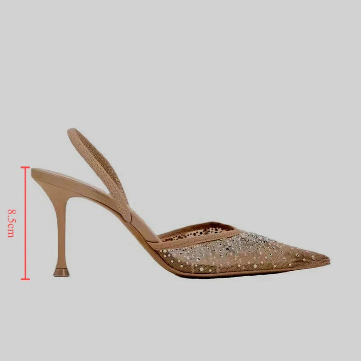 Levoire | Chaussures À Plateforme Résistantes À La Chaleur Avec Des Diamants D'Eau