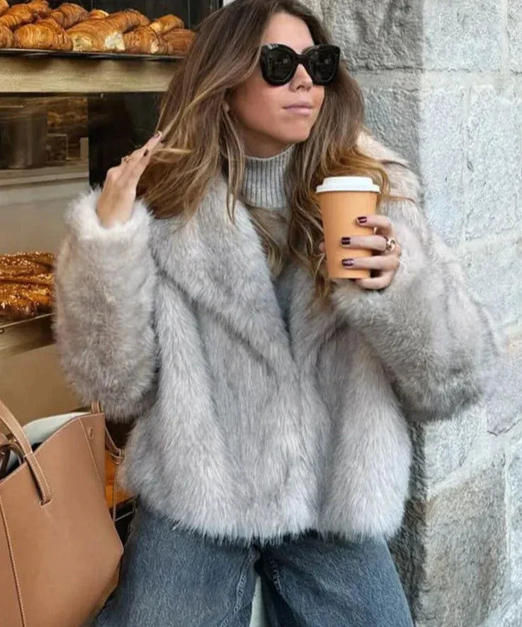 Levoire | Veste En Fausse Fourrure Streetwear Stylée