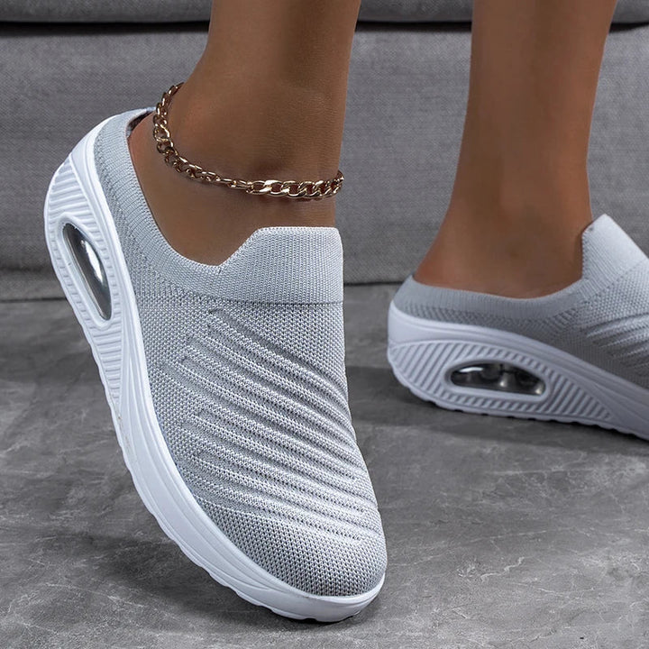 Levoire | Baskets Confort Respirantes Gris