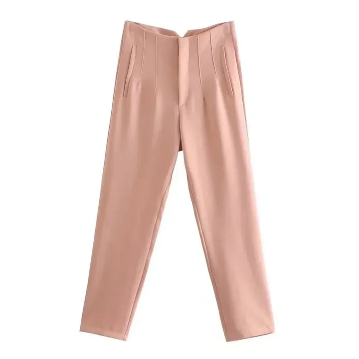 Levoire | Pantalon Formelle Taille Haute Softer Rosa