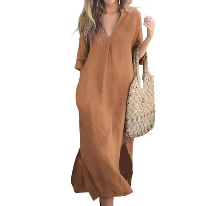 Levoire | Chemise streetwear femme robe Kaki