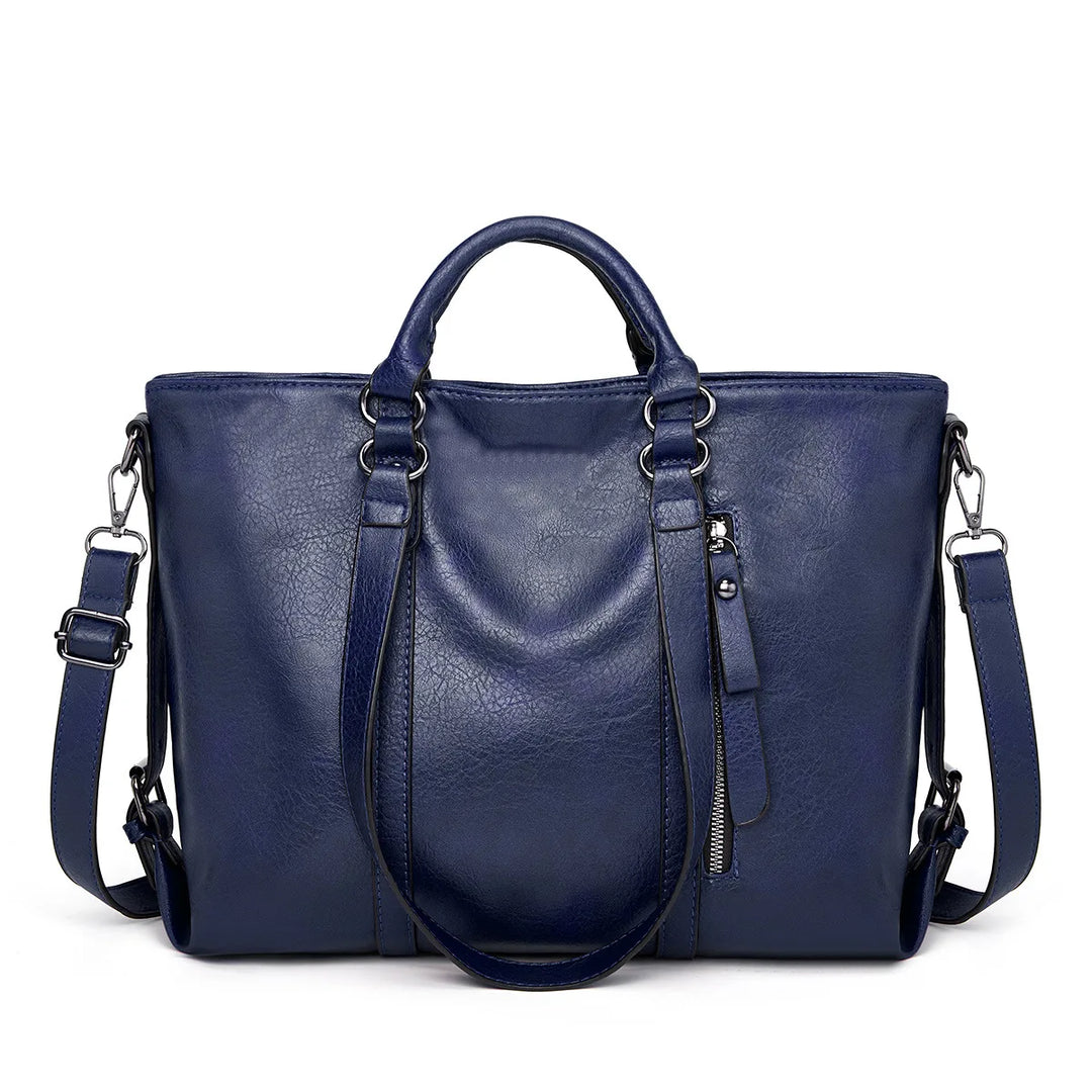 Levoire | Sac À Bandoulière En Cuir De Grande Capacité Bleu