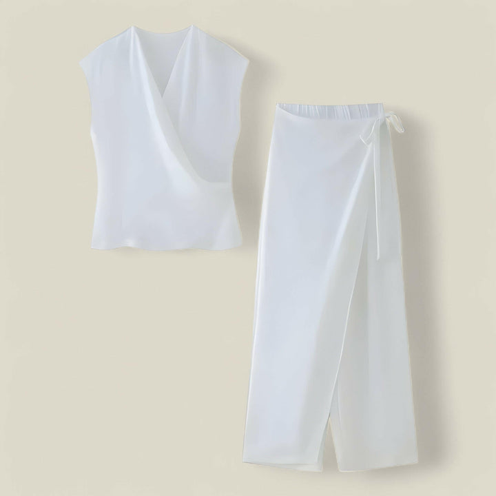 Levoire | Confortable Et Élégant Ensemble Pour Femmes Blanc