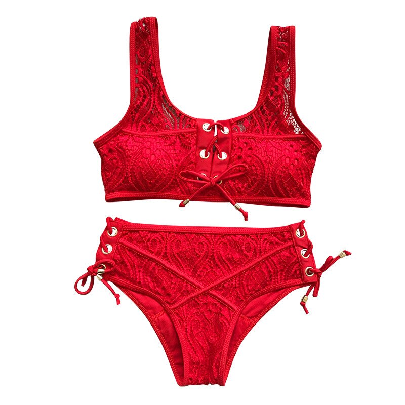Levoire | Le Bikini Lena La Plage Parfaite Rot