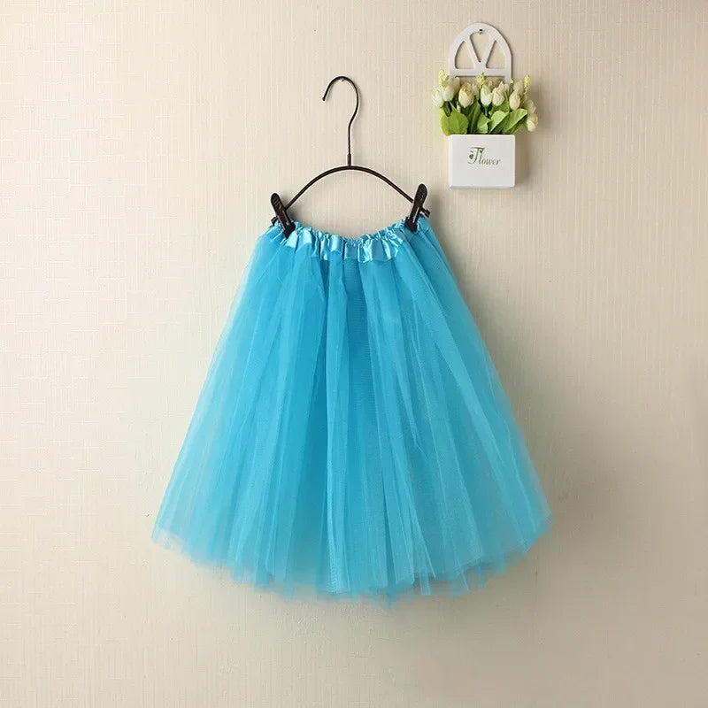 Levoire | Jupe En Tulle Pour Enfant Bleu De Mer Einheitsgröße